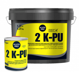 Клей для паркета Kikto 2 K-PU Полиуретановый 2-х компонентный 6кг.