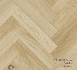 Кварц-виниловая плитка Fargo Паркет клеевой / Parquet LVT  22-21064-01 Дуб Лаос